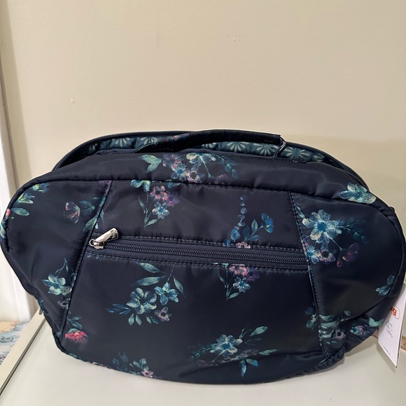 Lug Railcar Crossbody Bag in Bouquet Navy NWT - Picture 2 of 13